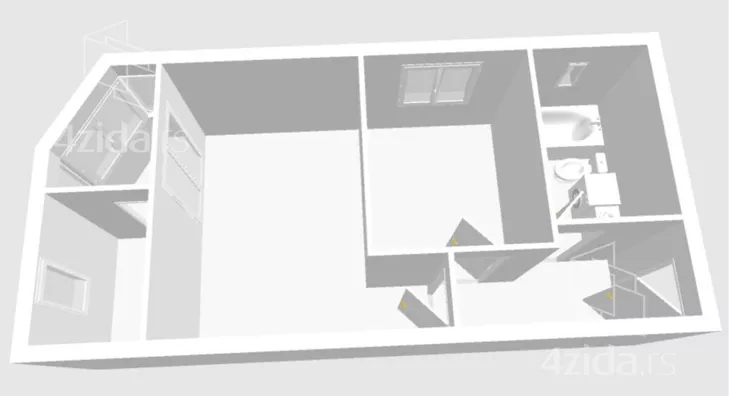 Jednoiposoban stan | 4zida
