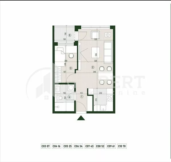 Jednoiposoban stan | 4zida