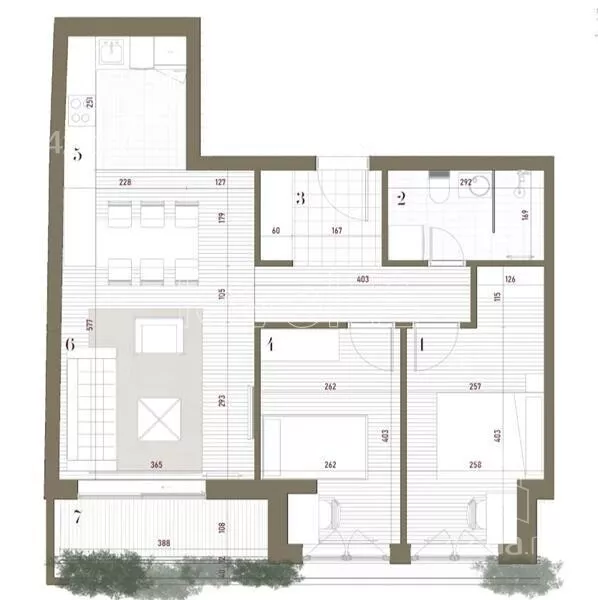 Trosoban stan | 4zida