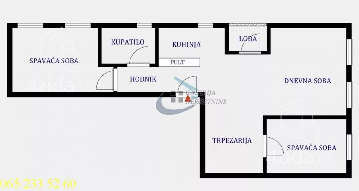 Trosoban stan | 4zida
