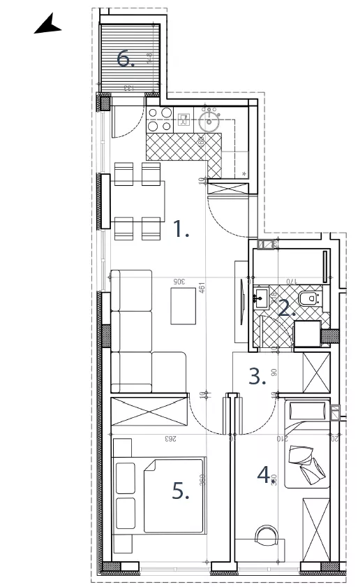 Dvoiposoban stan | 4zida