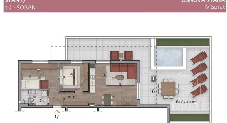 Dvoiposoban stan | 4zida