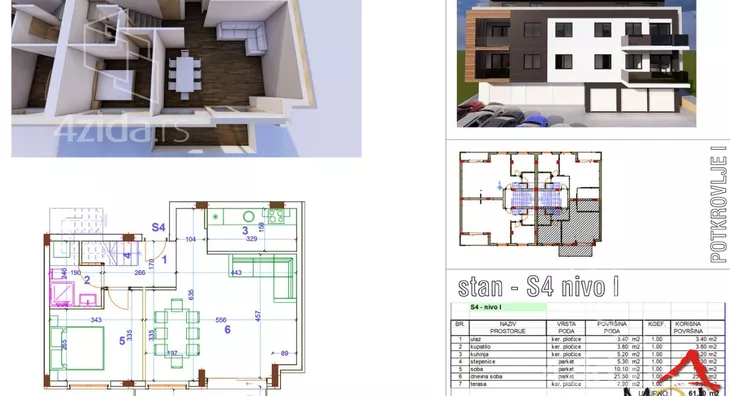 Troiposoban stan | 4zida