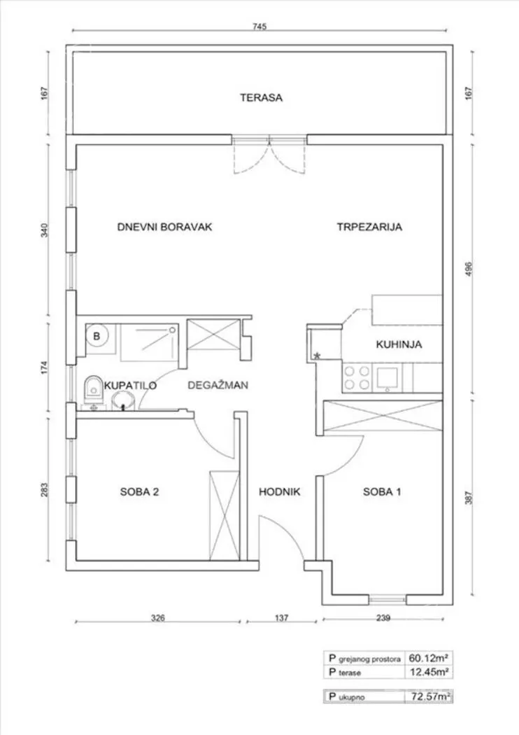 Trosoban stan | 4zida