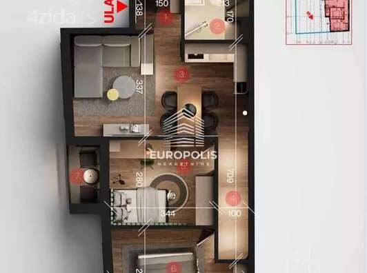 Dvoiposoban stan | 4zida