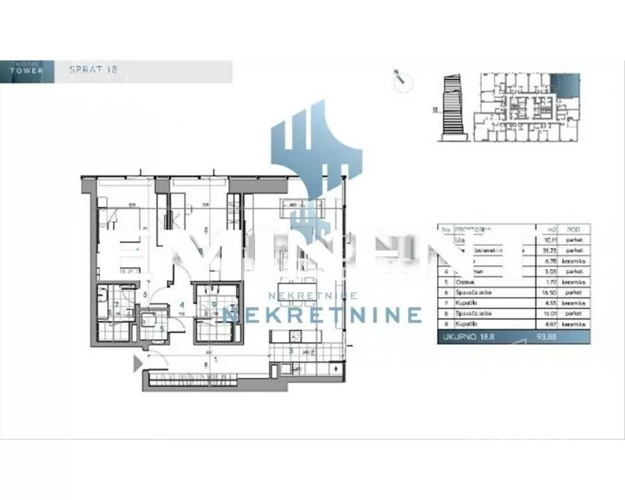 Trosoban stan | 4zida