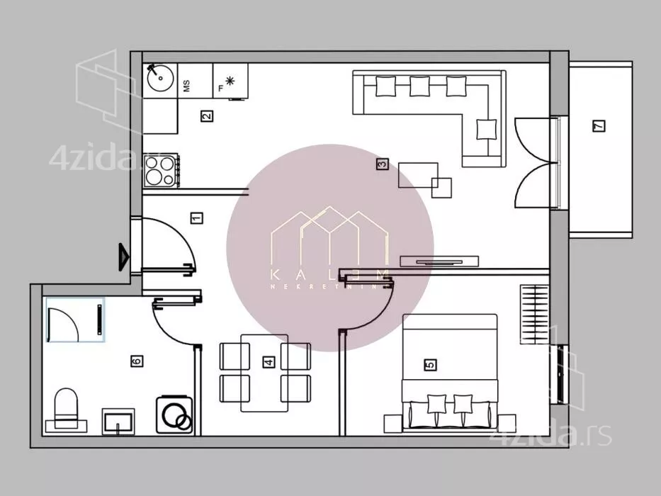 Dvosoban stan | 4zida
