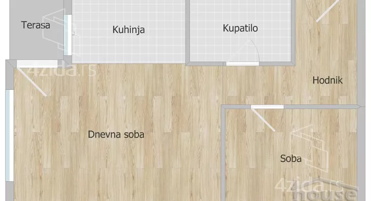 Jednoiposoban stan | 4zida