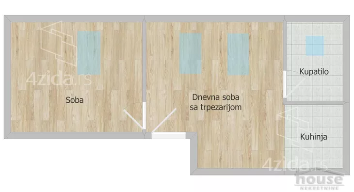 Jednosoban stan | 4zida