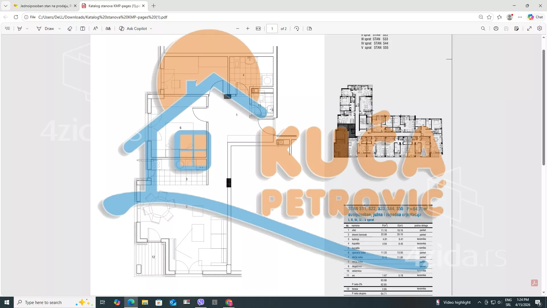 Dvoiposoban stan | 4zida