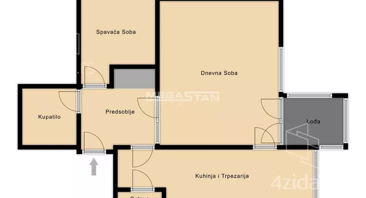 Dvosoban stan | 4zida