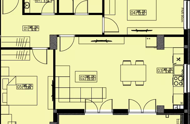 Trosoban stan | 4zida