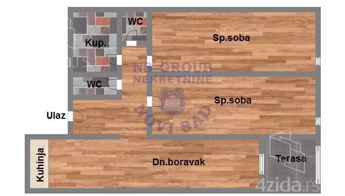 Trosoban stan | 4zida