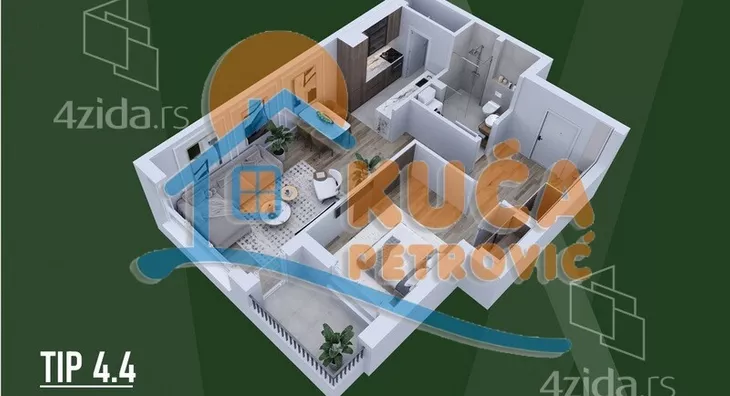 Dvosoban stan | 4zida