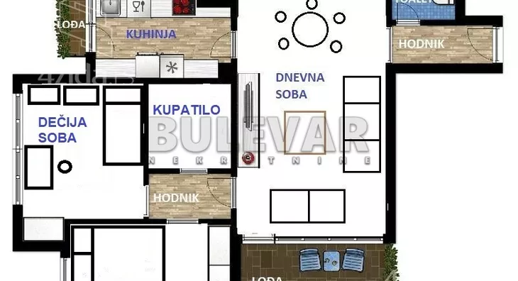 Dvoiposoban stan | 4zida