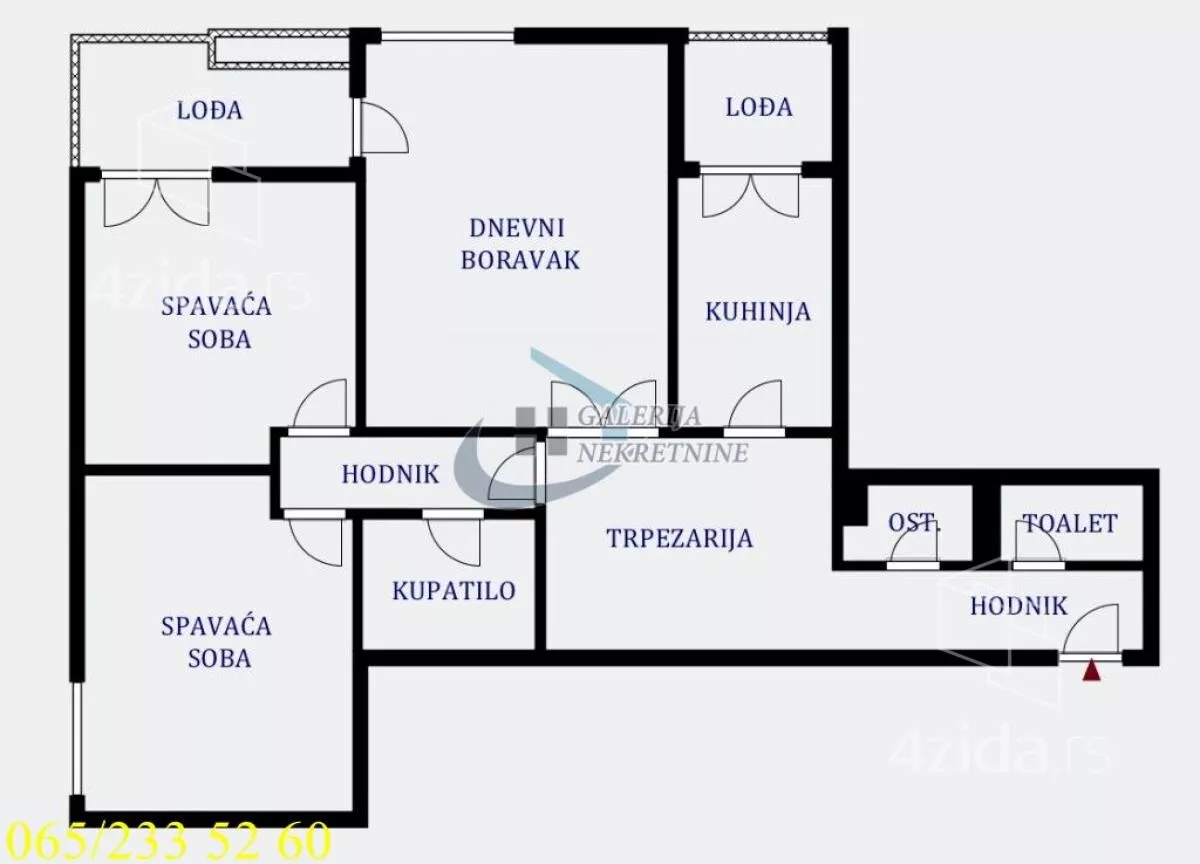 Trosoban stan | 4zida