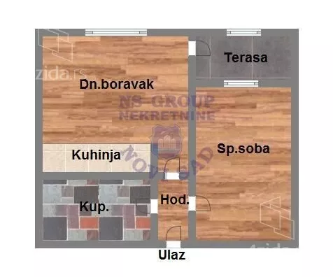 Jednoiposoban stan | 4zida