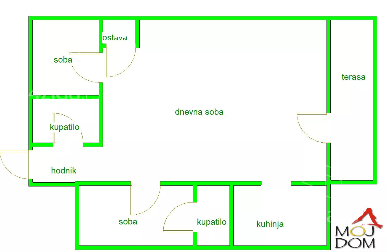Trosoban stan | 4zida