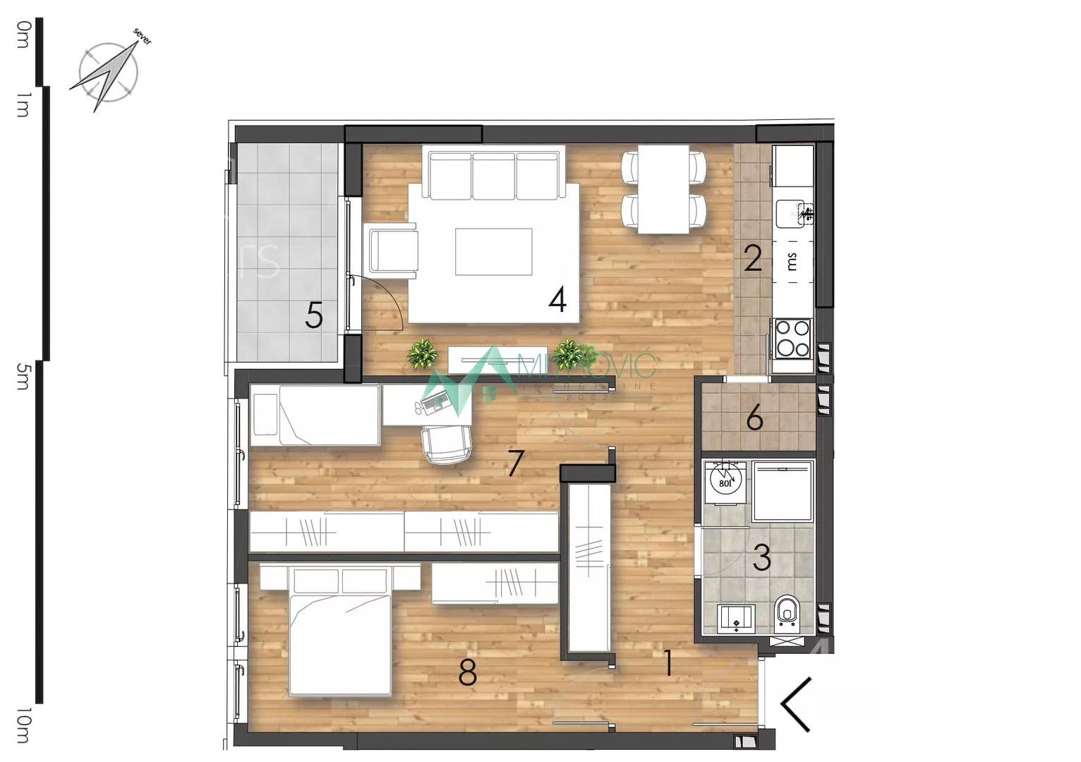 Dvoiposoban stan | 4zida