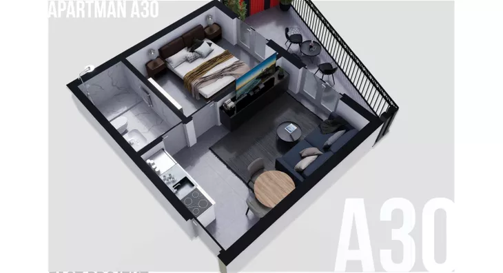 Dvosoban stan | 4zida