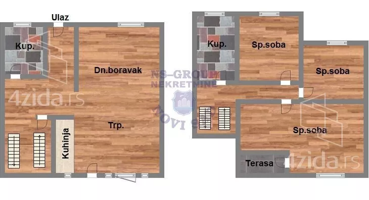 Troiposoban stan | 4zida