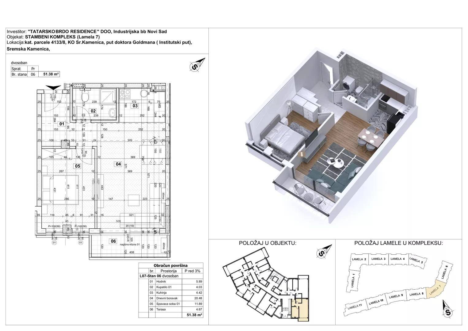 Dvosoban stan | 4zida
