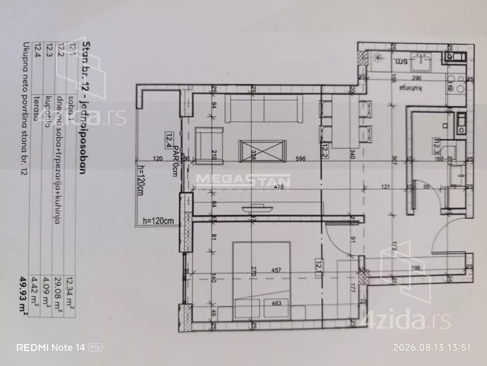Dvosoban stan | 4zida