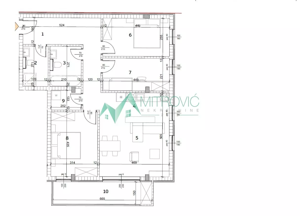 Troiposoban stan | 4zida