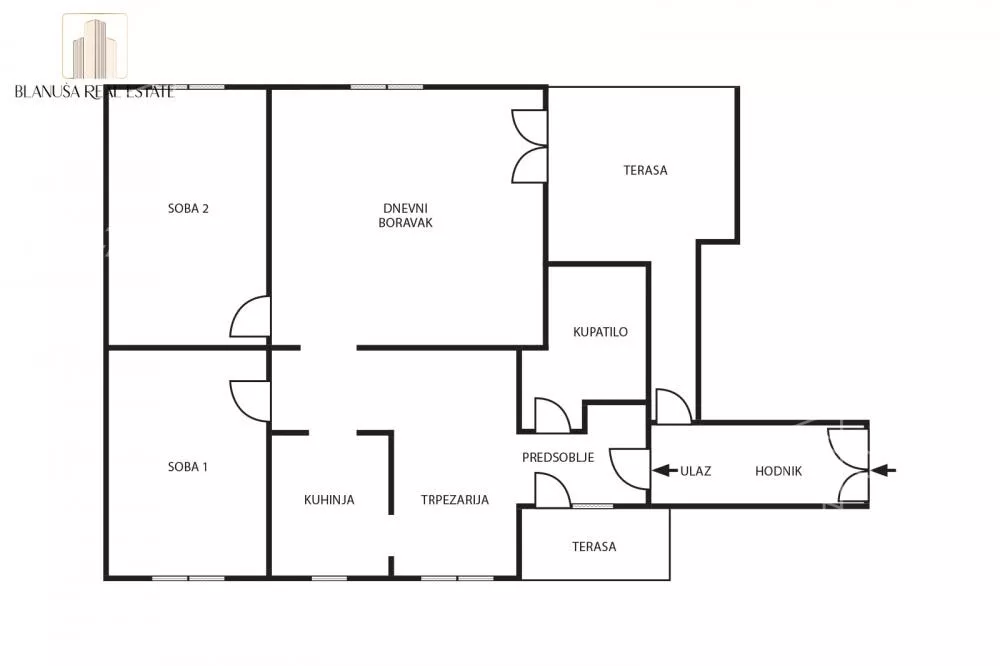 Trosoban stan | 4zida
