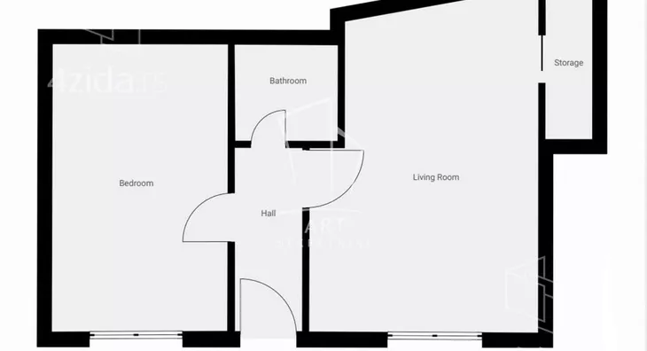 Jednoiposoban stan | 4zida