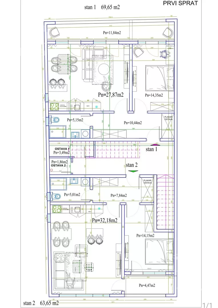 Jednoiposoban stan | 4zida
