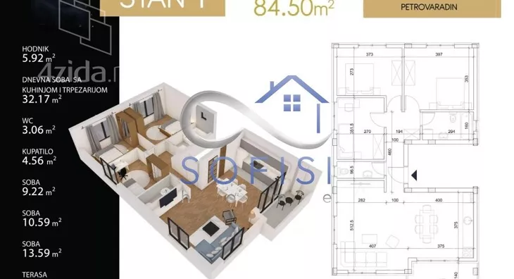 Četvorosoban stan | 4zida