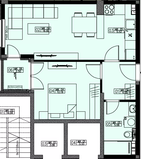 Dvosoban stan | 4zida