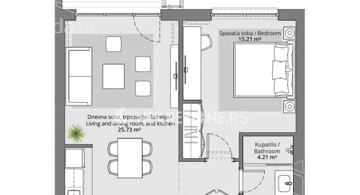 Dvosoban stan | 4zida
