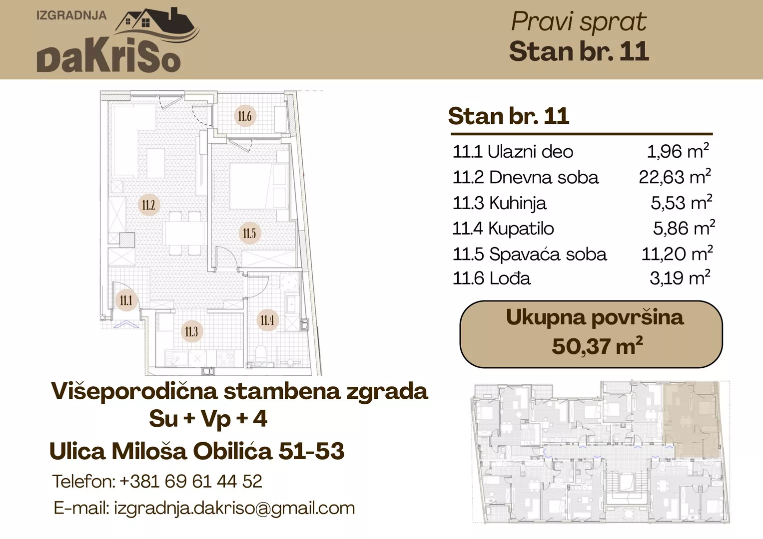 Dvosoban stan | 4zida