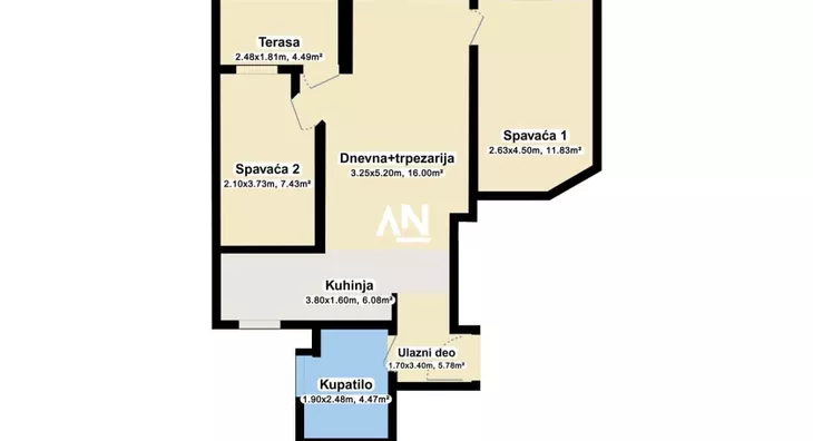 Trosoban stan | 4zida