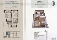 Jednoiposoban stan | 4zida