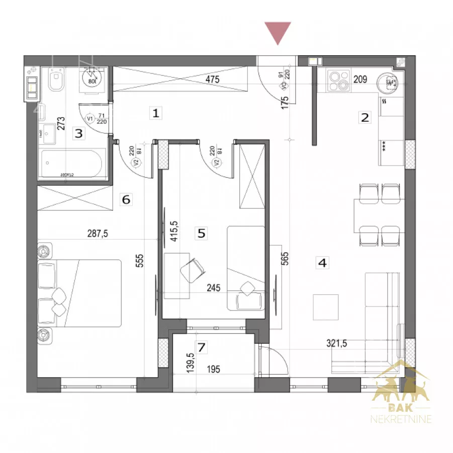 Trosoban stan | 4zida