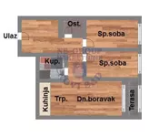 Trosoban stan | 4zida