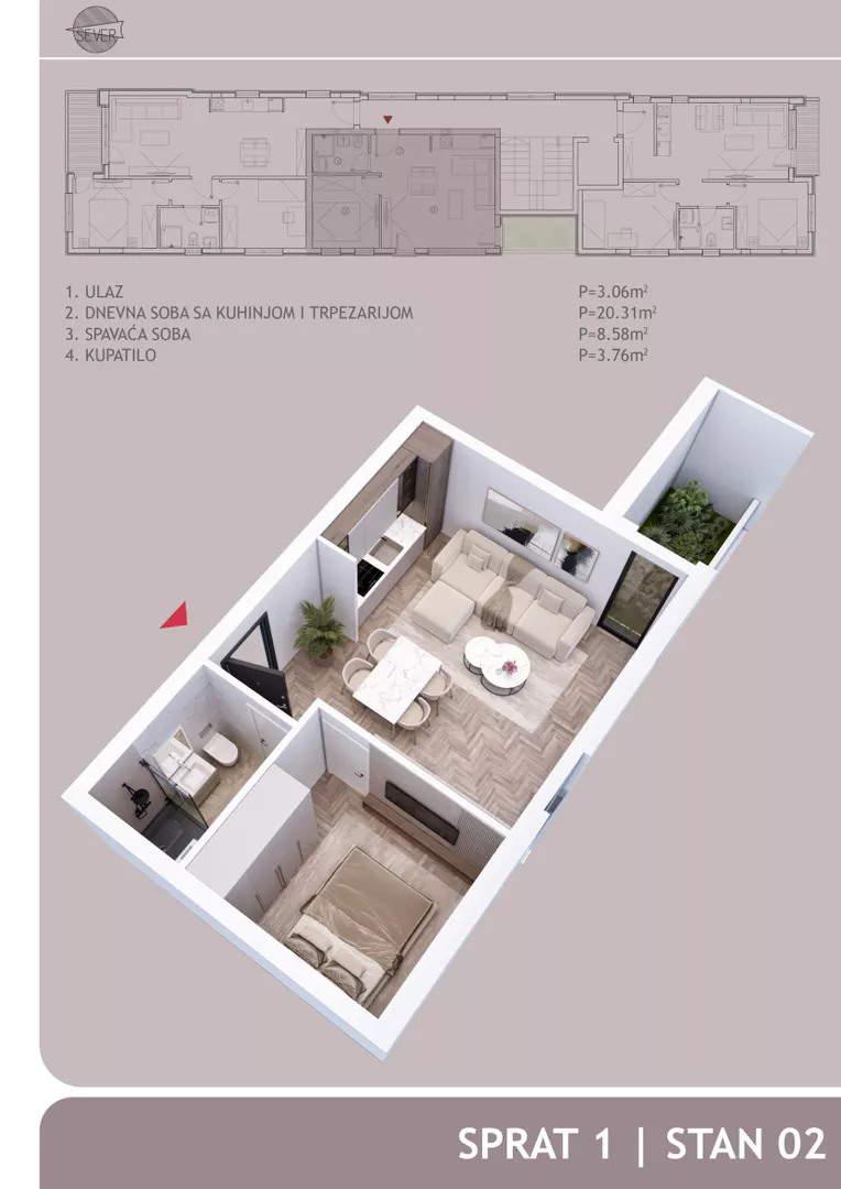 Dvoiposoban stan | 4zida