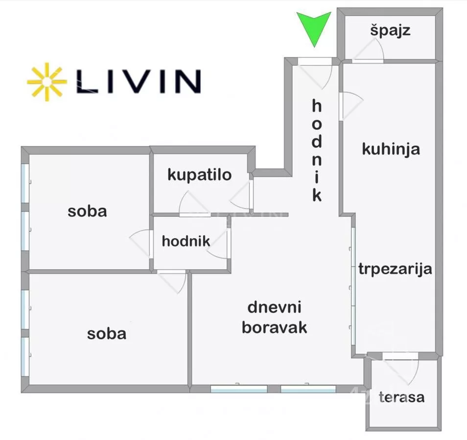 Trosoban stan | 4zida