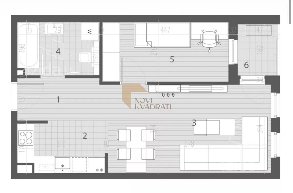 Dvosoban stan | 4zida