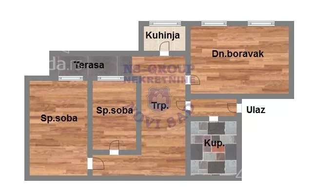 Trosoban stan | 4zida