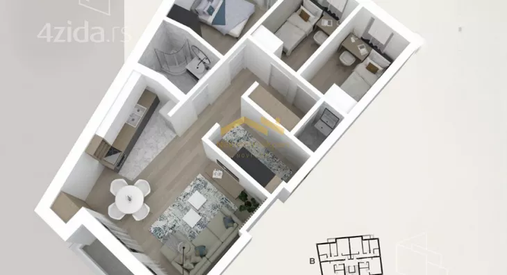 Četvorosoban stan | 4zida