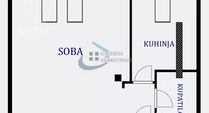 Jednosoban stan | 4zida