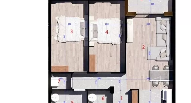 Trosoban stan | 4zida