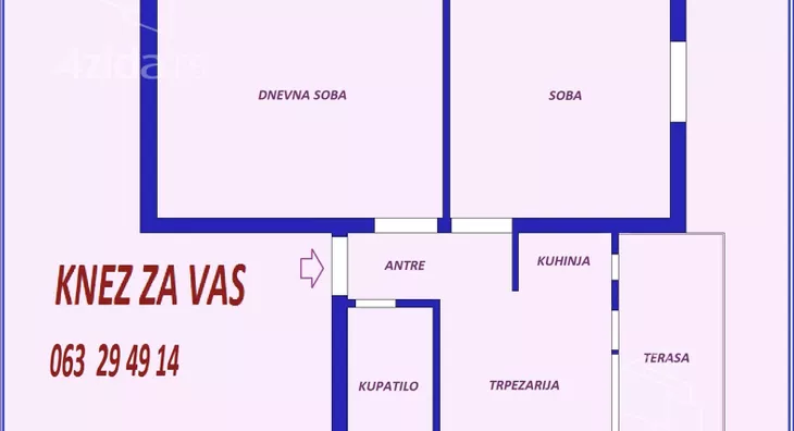 Dvosoban stan | 4zida