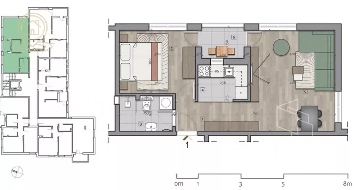 Dvosoban stan | 4zida