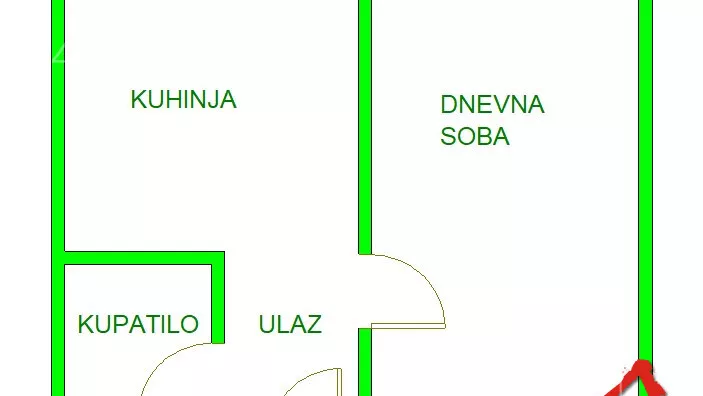 Jednosoban stan | 4zida