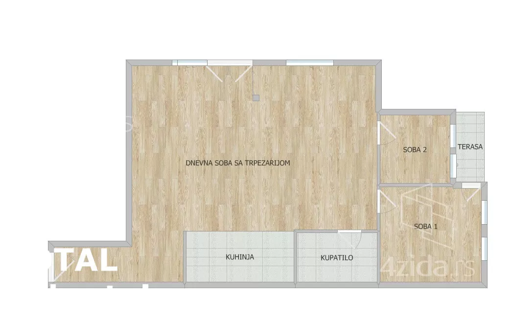 Dvoiposoban stan | 4zida